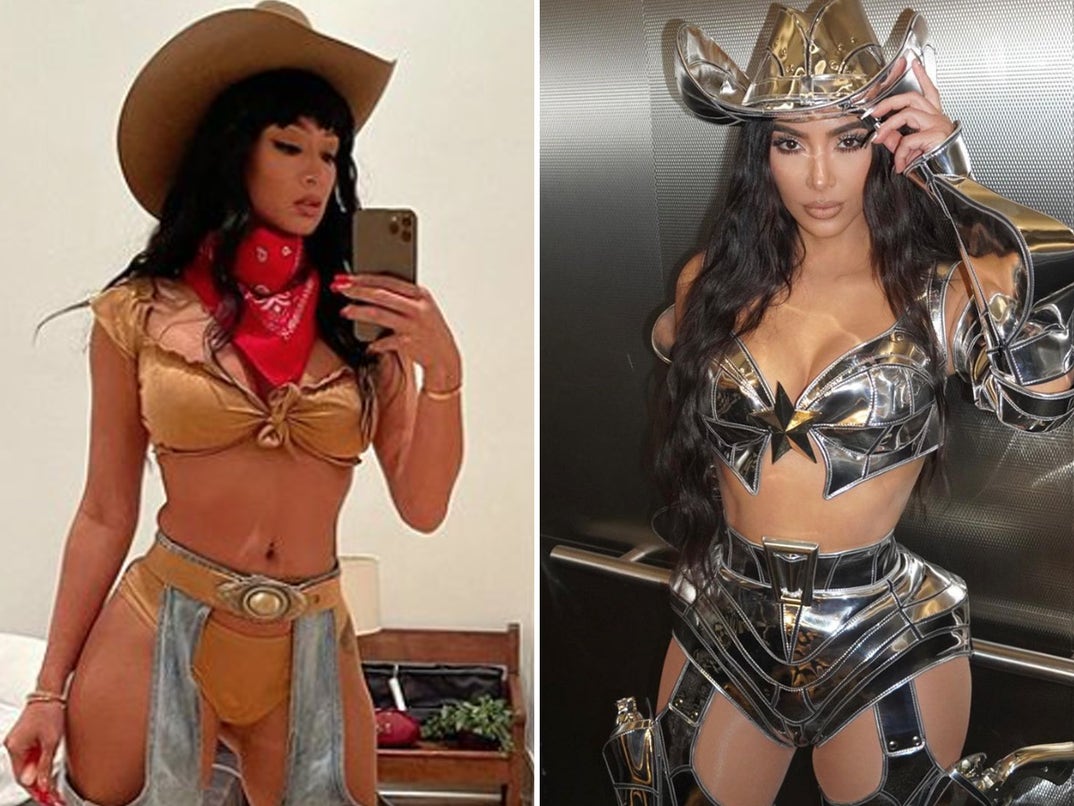 Draya Michele vs. Kim Kardashian -- Cowgirl Edition