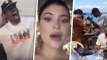 Kylie Jenner is getting into full party mode during her endless birthday getaway ... dancing and grinding with Travis Scott as they TURN UP in Cannes!!!