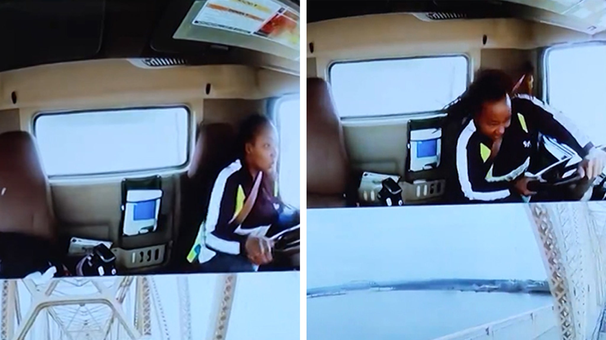 Horrifying Dashcam Video Shows Inside View of Semi-Truck Going Off Bridge – TMZ