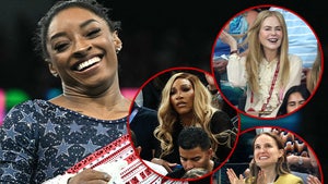 Simone Biles Wins 5th Olympic Gold Medal In Front Of Star-Studded Crowd