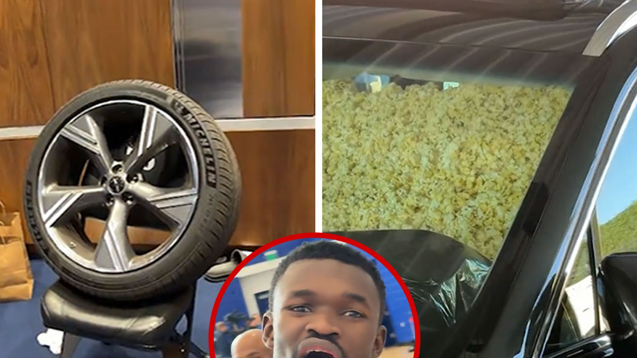 76ers’ Adem Bona Pranked By Teammates, Car Filled With Popcorn!