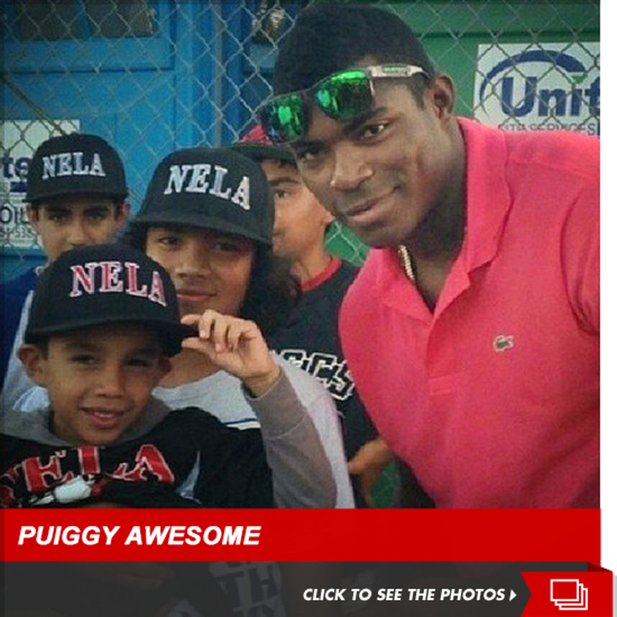 Former Chattanooga Lookout Yasiel Puig Hosts LA Little League Youngsters 