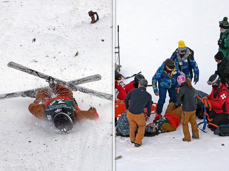 U.S. Skier George McQuinn Knocked Unconscious After Brutal Crash Caught On Video.jpg