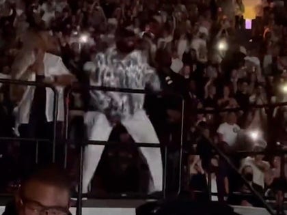 LeBron James Dancing on Stage