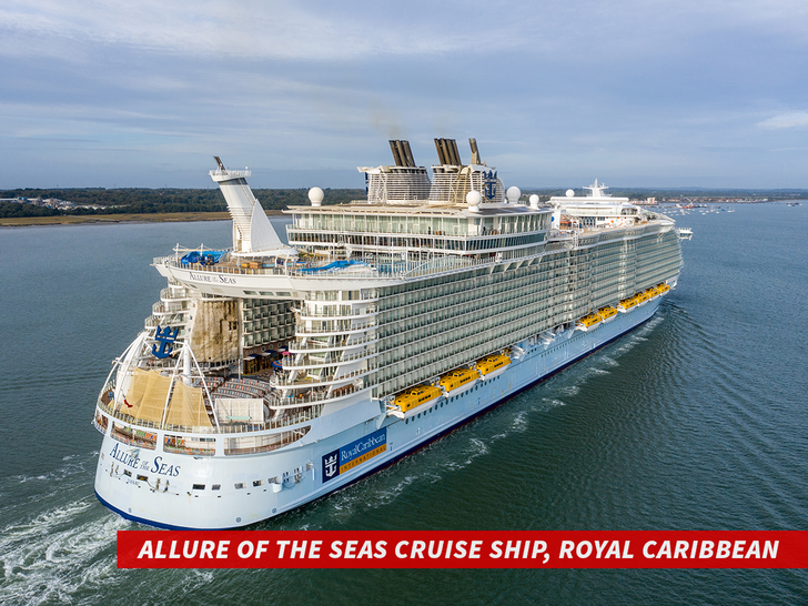 Allure of the seas cruise ship, Royal Caribbean scene