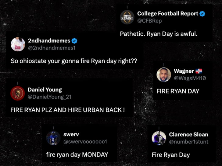 ryan day fire tweet reactions