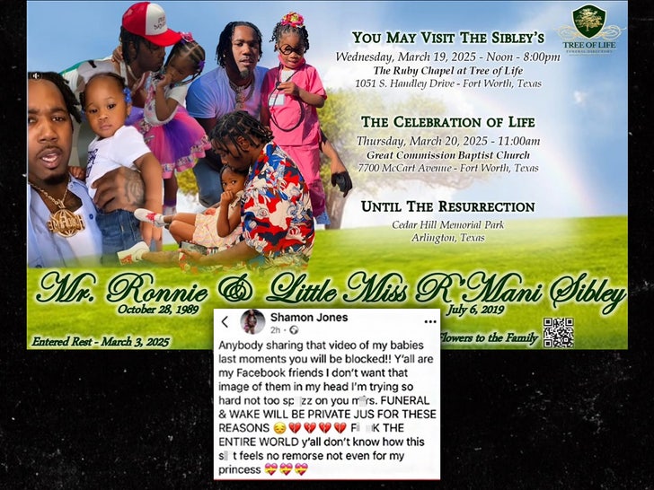 Lil Ronnie Shamon Jones Funeral header