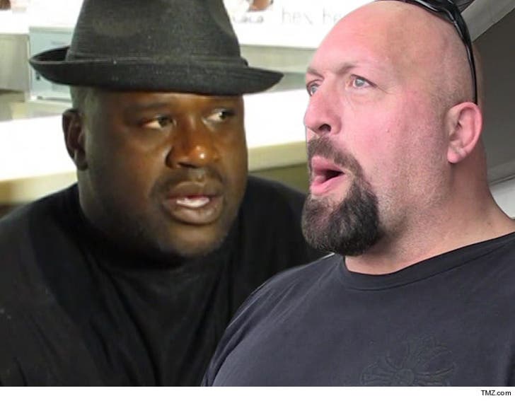 Shaq vs Big Show -- IT'S ON Reportedly Battling at :: 0805-shaq-big-show-tmz-9