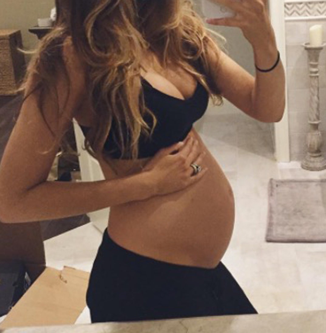 Belly-Baring Pregnant Babes -- Guess Who!