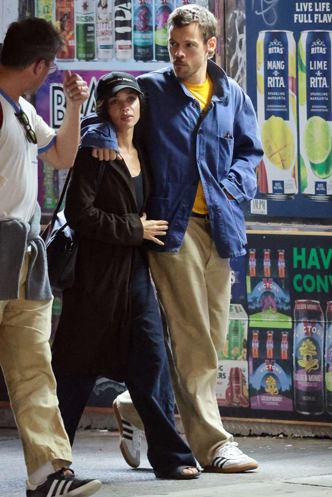 Zoe Kravitz Harry Styles Heat Cozy Up NYC 0