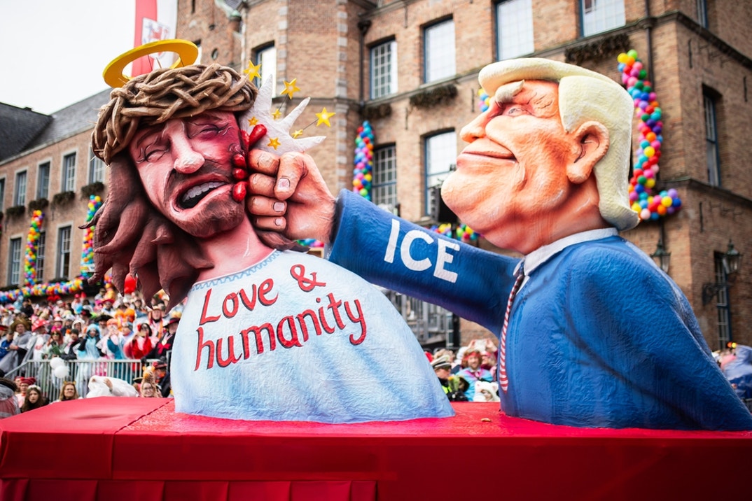 Donald Trump Jesus Christ Float 5