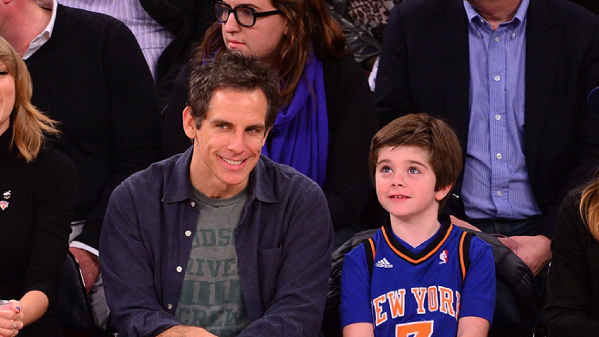 Stars at the Knicks Game