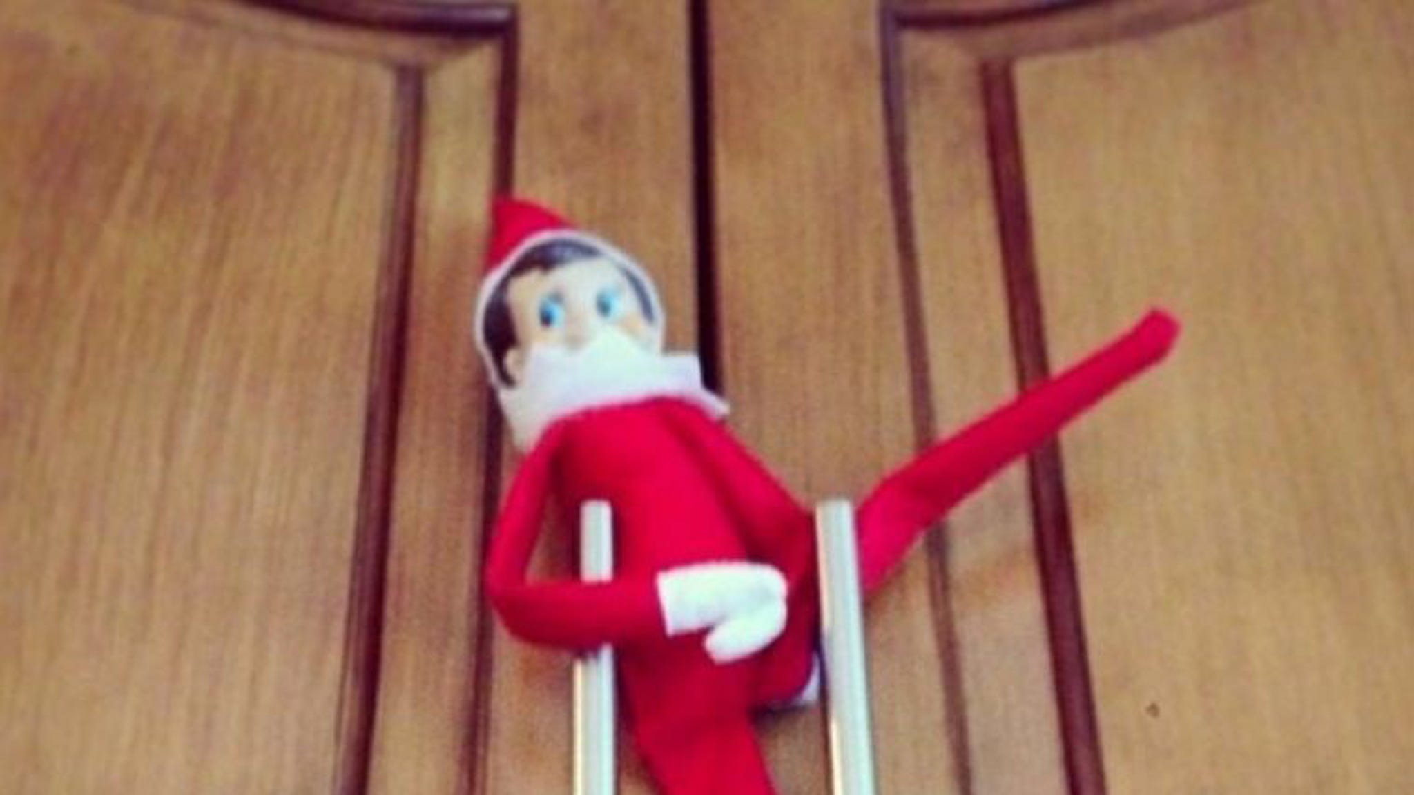 Celebrities' Elf On The Shelf -- He's Watching!