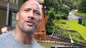 The Rock Goes Full 'Black Adam' On Gate During Power Outage, ROCK SMASH!