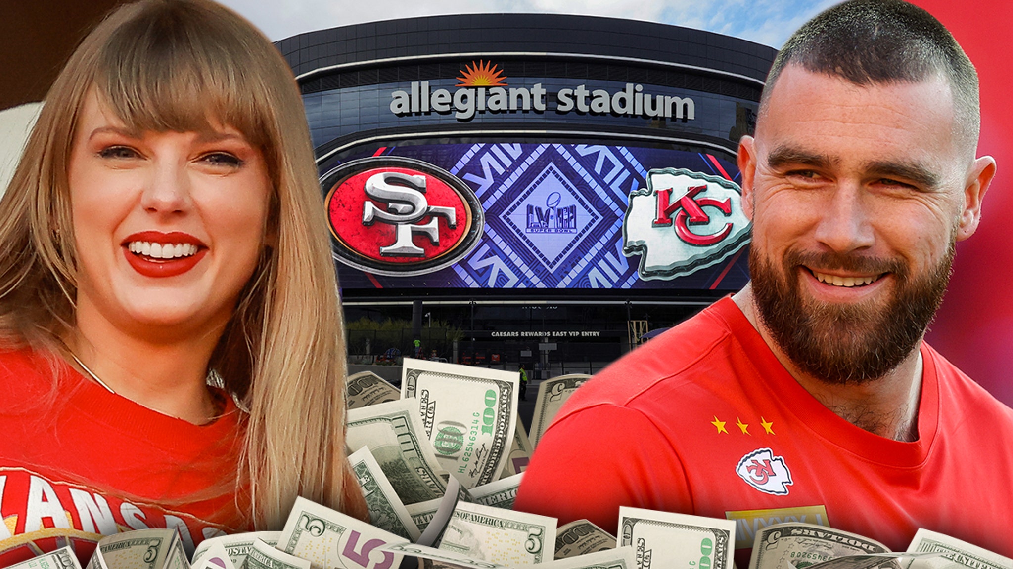 Taylor Swift & Travis Kelce’s Families Sitting in Suite Together, He Paid