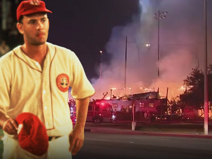 Famous ‘League Of Their Own’ Baseball Field Burns Down