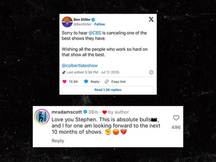 Celebs React to Stephen Colbert’s Late Night Show Cancellation cover 2