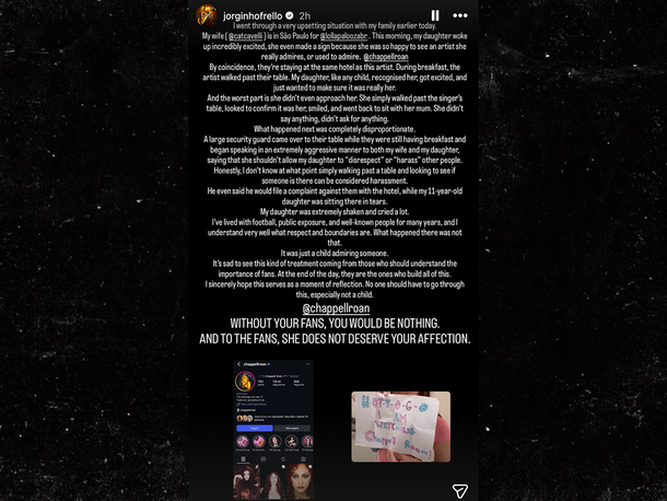 Jorginho Frello chappell roano sub insta