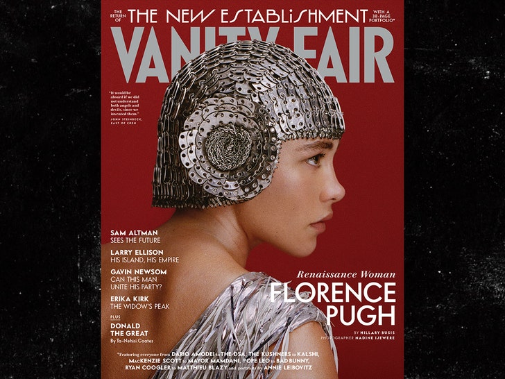 Florence Pugh cover of Vanity Fair 2