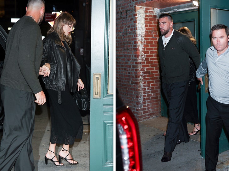 taylor swift and travis kelce dinner in nyc getty 1