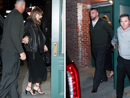 taylor swift and travis kelce dinner in nyc getty 1