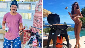 Celebrities Grilling -- Sizzlin' Stars!