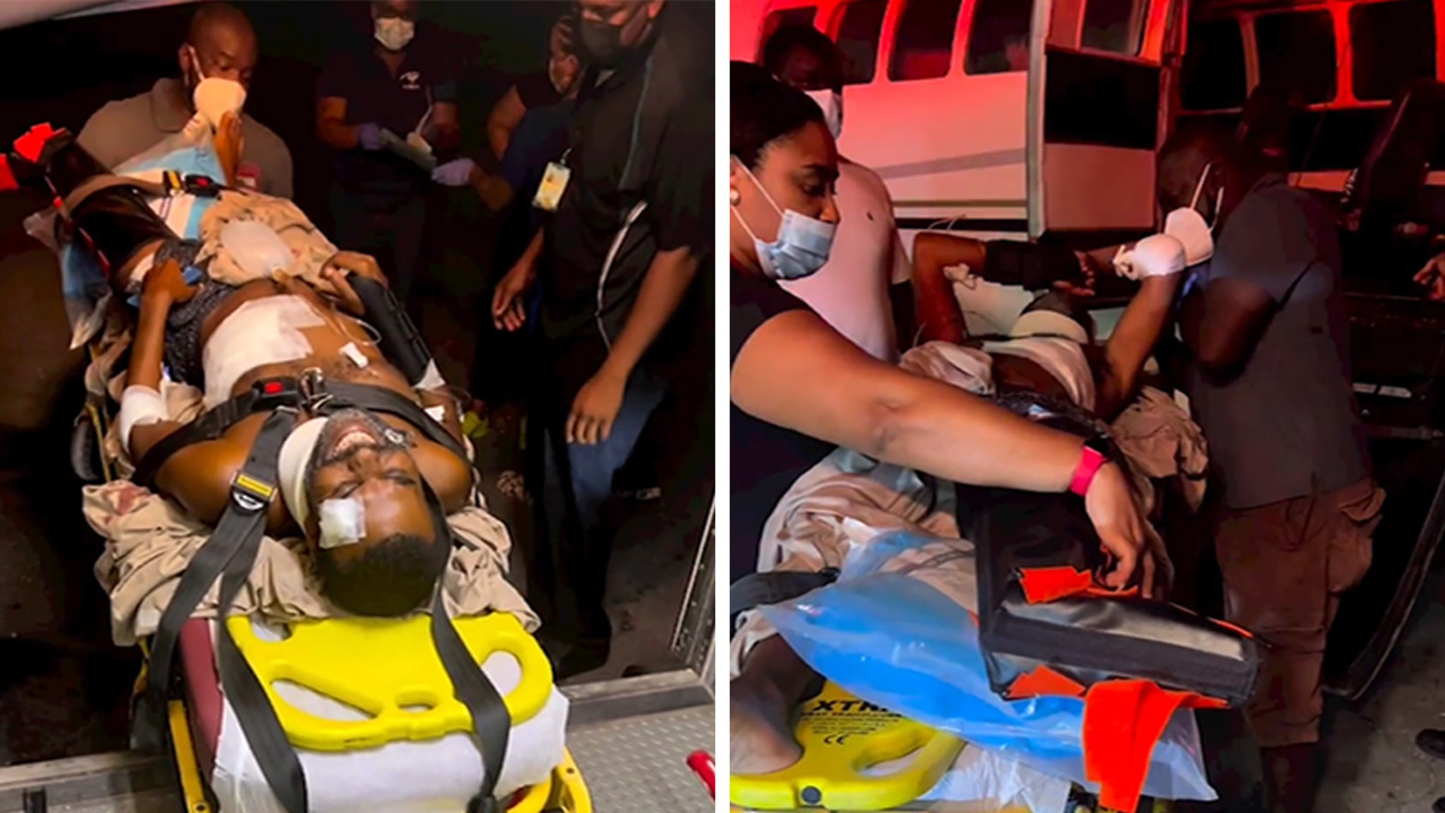 El comediante Lil Duval termina en un horrible accidente automovilístico en Bahamas, transportado en avión al hospital