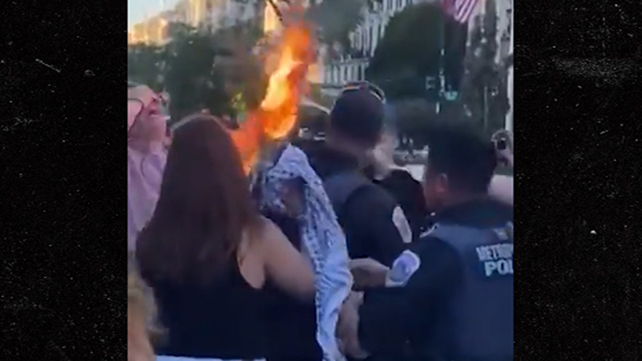 Protester Sets Himself on Fire Outside White House