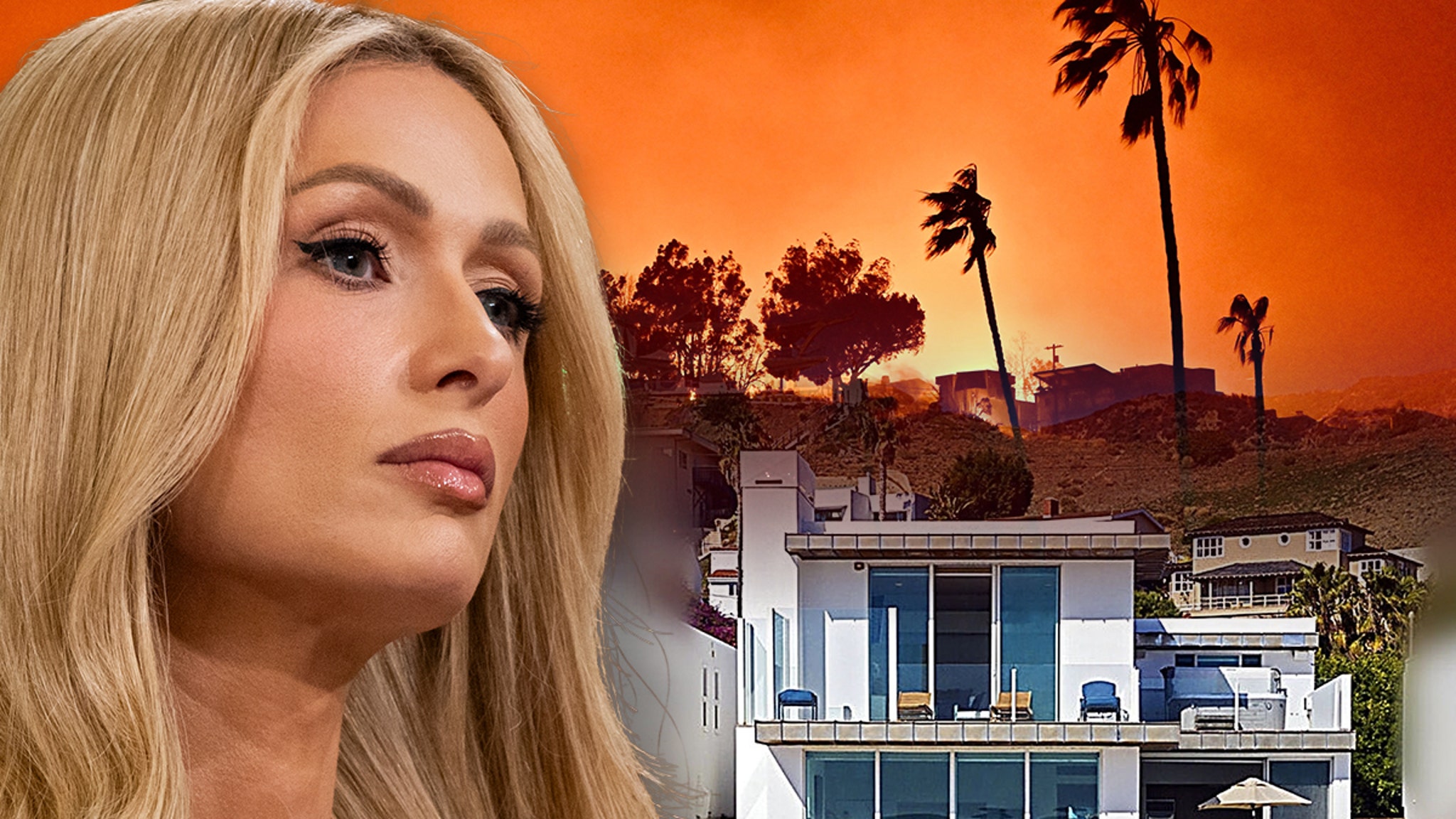 Paris Hilton's Malibu House Burns Down in Wildfire