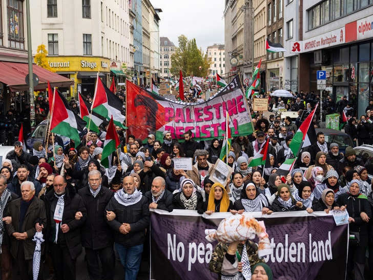 Pro Palestine Protest In Berlin, Germany