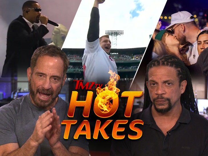 TMZ TV Hot Takes: Will Smith Crashing Coachella, Traylor Kissing, Rob Gronkowski Spikes Pitch