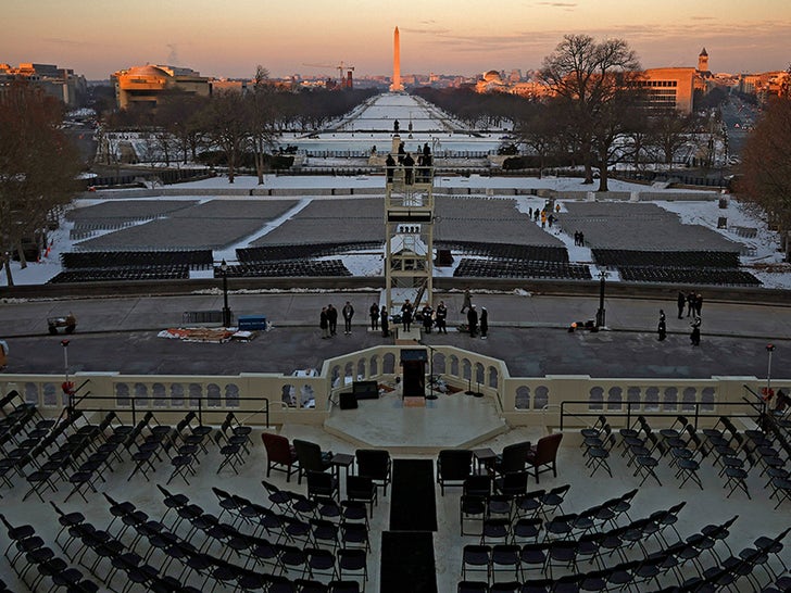 Inauguration Ceremony Rehearsal Takes Place In Nation's Capitol