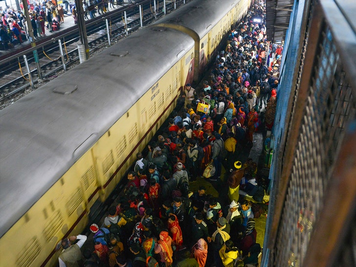 indian train station stampede