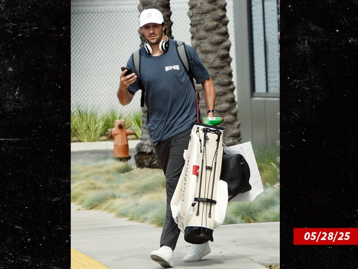 Josh Allen arriving to Van Nuys airport The Image Direct