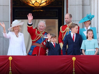 Trooping the Colours with the Royal Family launch getty