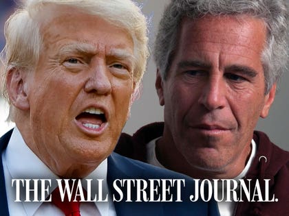 donald trump epstien wall street journal getty comp