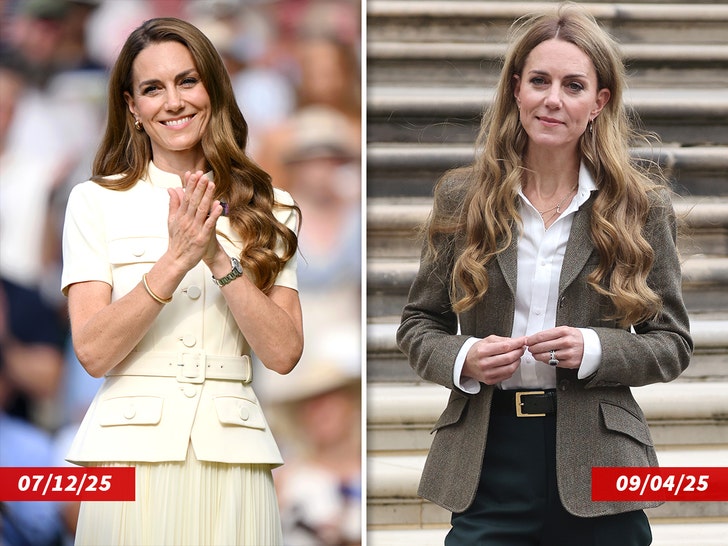 Kate Middleton Old Hair vs. New Hair Getty 1