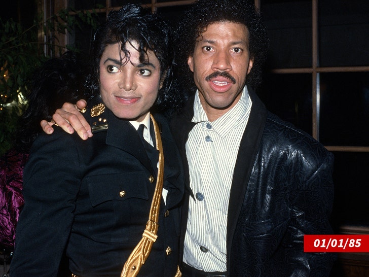 Lionel Richie Michael Jackson Getty 2