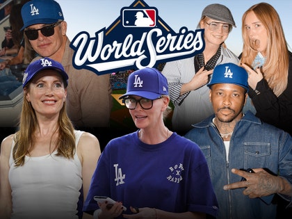 Celebs at Game 5 of the World Series getty 1