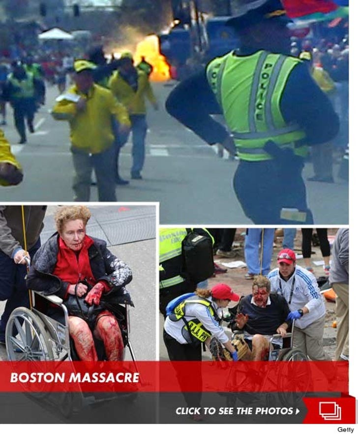 Boston Marathon Bombing Photos