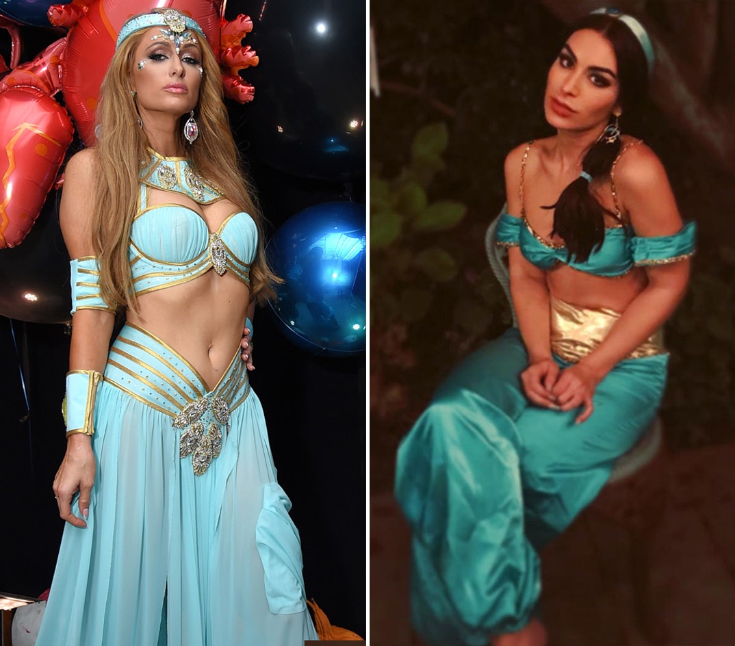 Paris HIlton vs. Ashley Iaconetti -- Princess Jasmine Edition