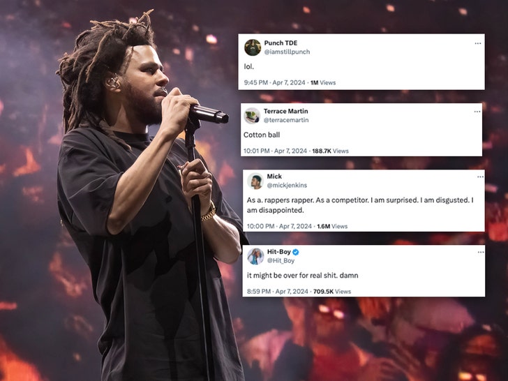 J. Cole Apologizes to Kendrick Lamar for 'Lamest and Goofiest' Diss