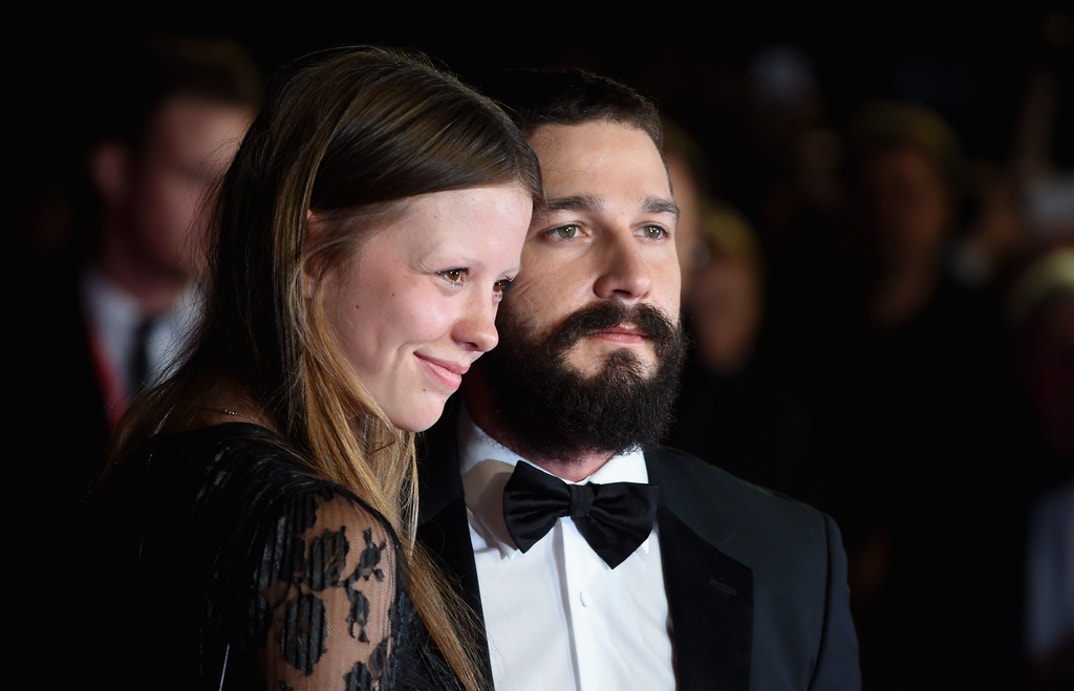 Mia Goth and Shia LeBeouf Happier Times 0