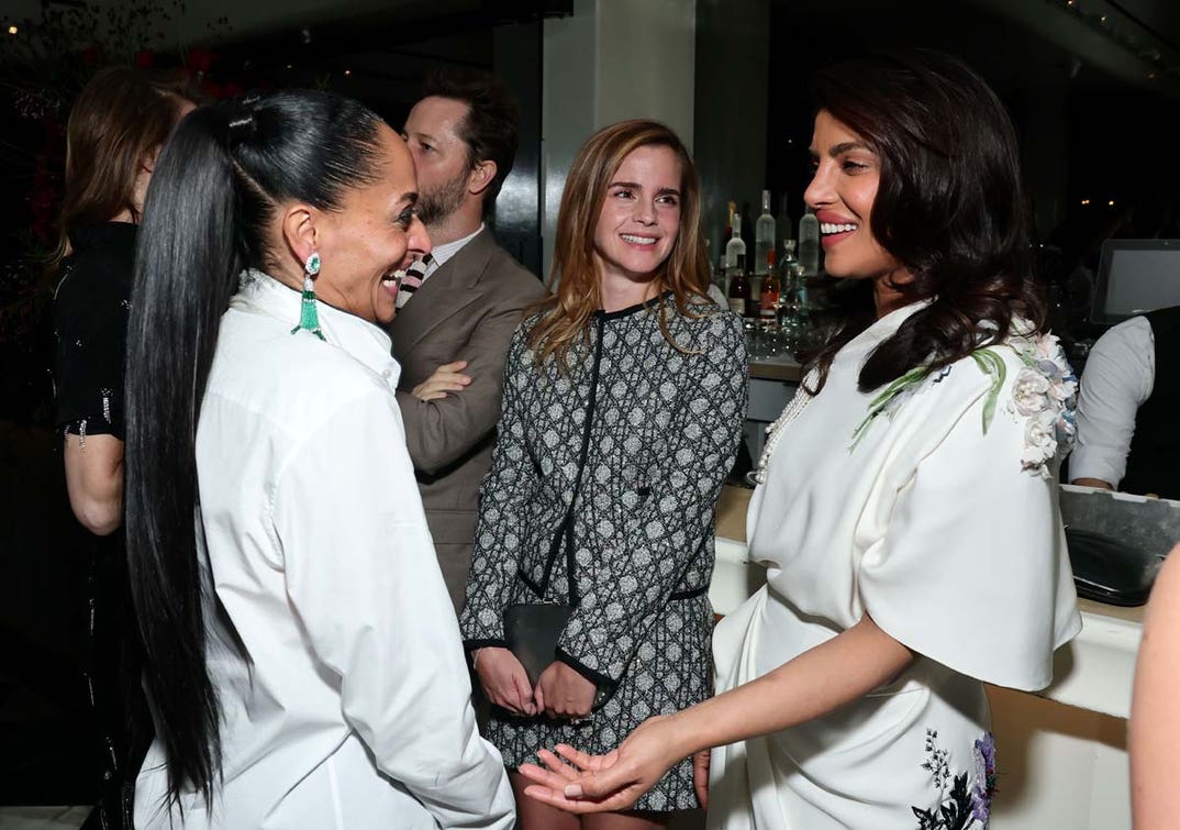 Tracee Ellis Ross & Emma Watson & Priyanka Chopra