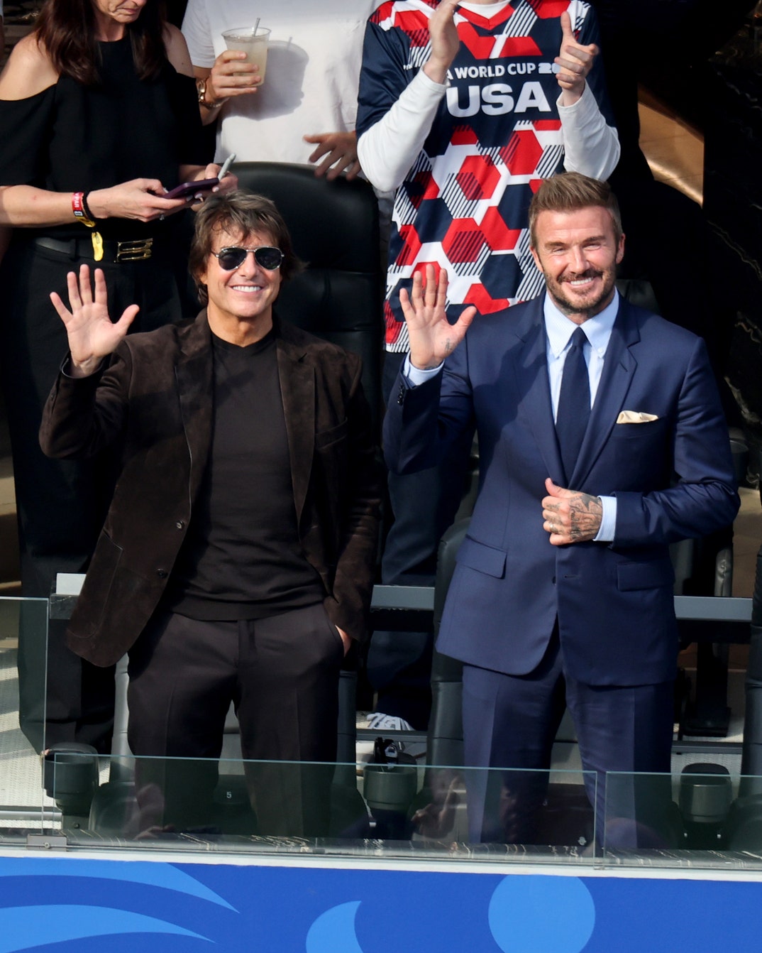Tom Cruise and David Beckham