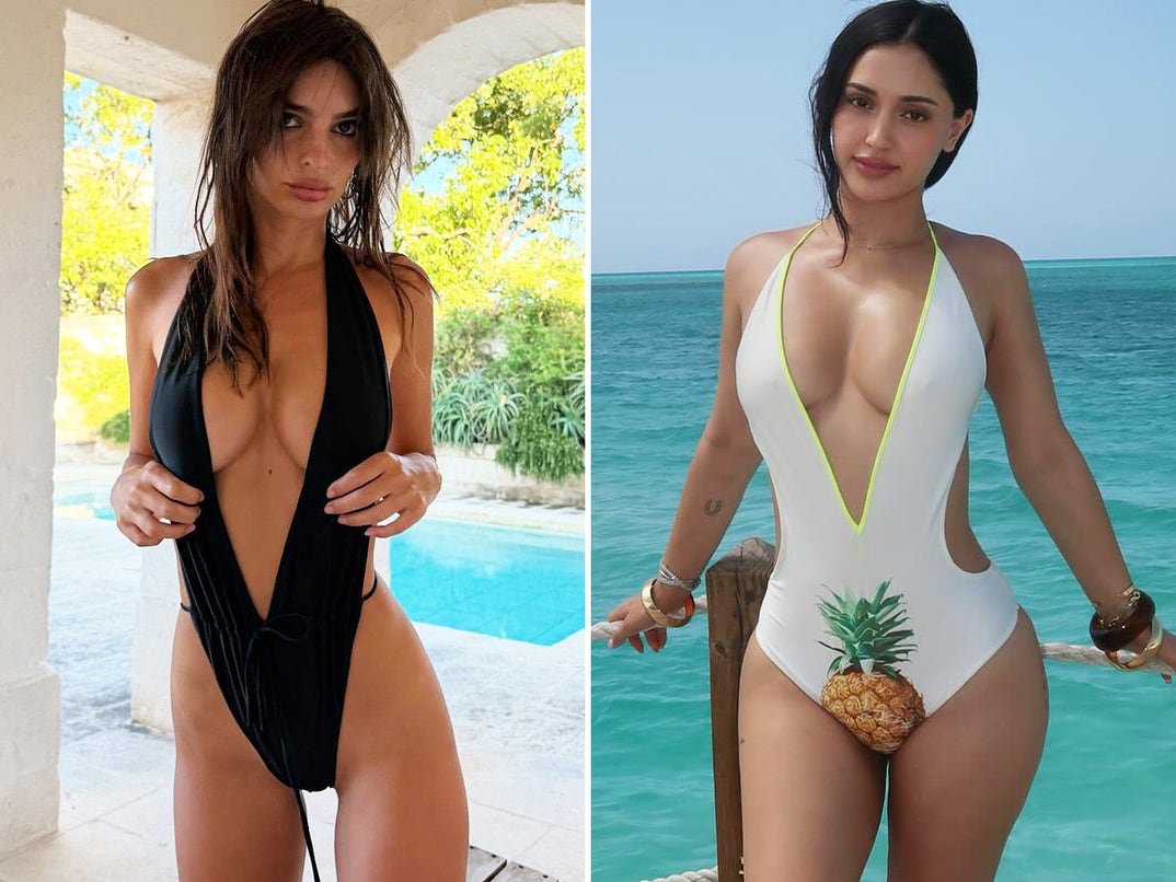 Emily Ratajkowksi vs. Leah Kateb -- Scandalous Swimsuits Edition